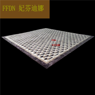 FFDN地毯定制意大利轻奢地毯Riva地毯全丝地毯真丝地毯定制手工毯