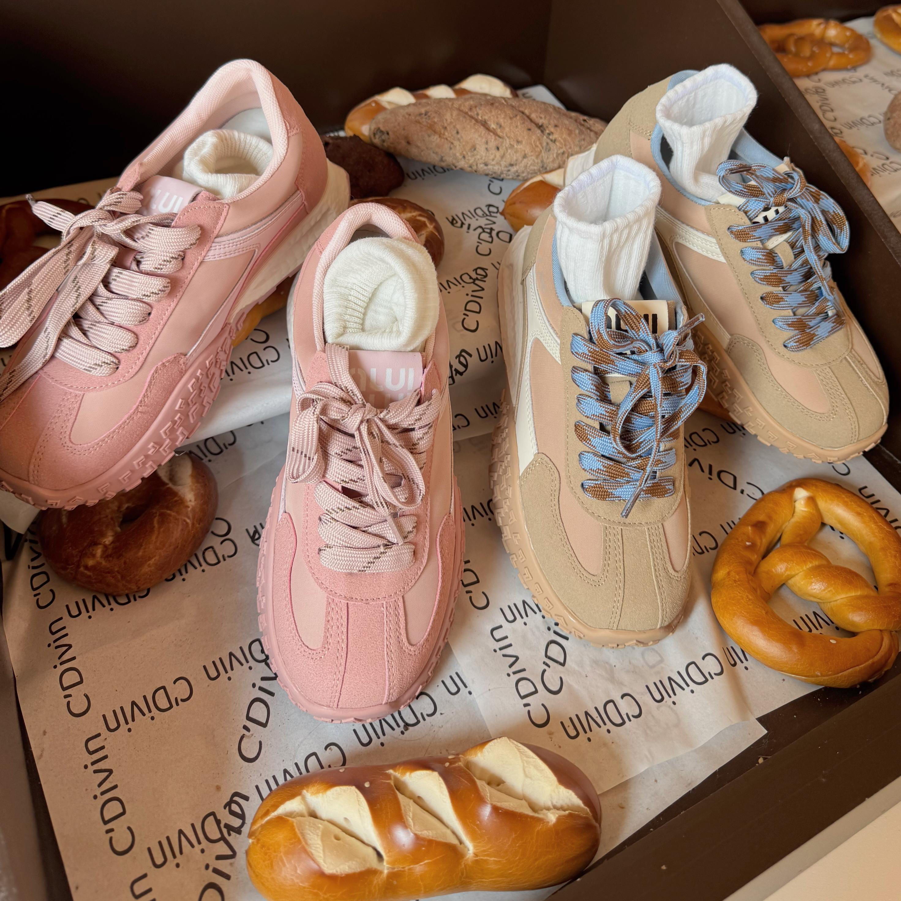 小个子内增高7cm真皮德训运动鞋