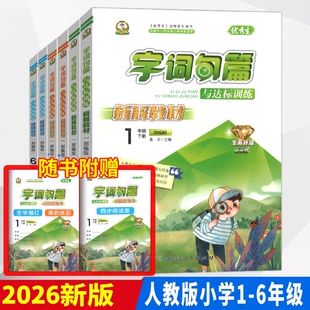 优秀生延边人民出版 字词句篇与达标训练1一2二3三4四5五6六年级上下册人教课标版 社小学生同步训练讲解辅导资料书 2026新版 正版