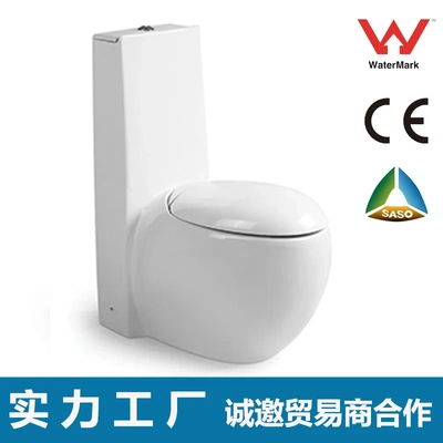 分体连体出口马桶座便器澳洲Watermark欧盟CE沙特SASO认证直冲式