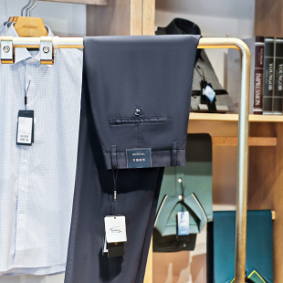 商务棉宾霸DP免烫直筒DP310100FWA 夏薄款 吊牌880雅戈尔男士 休闲裤