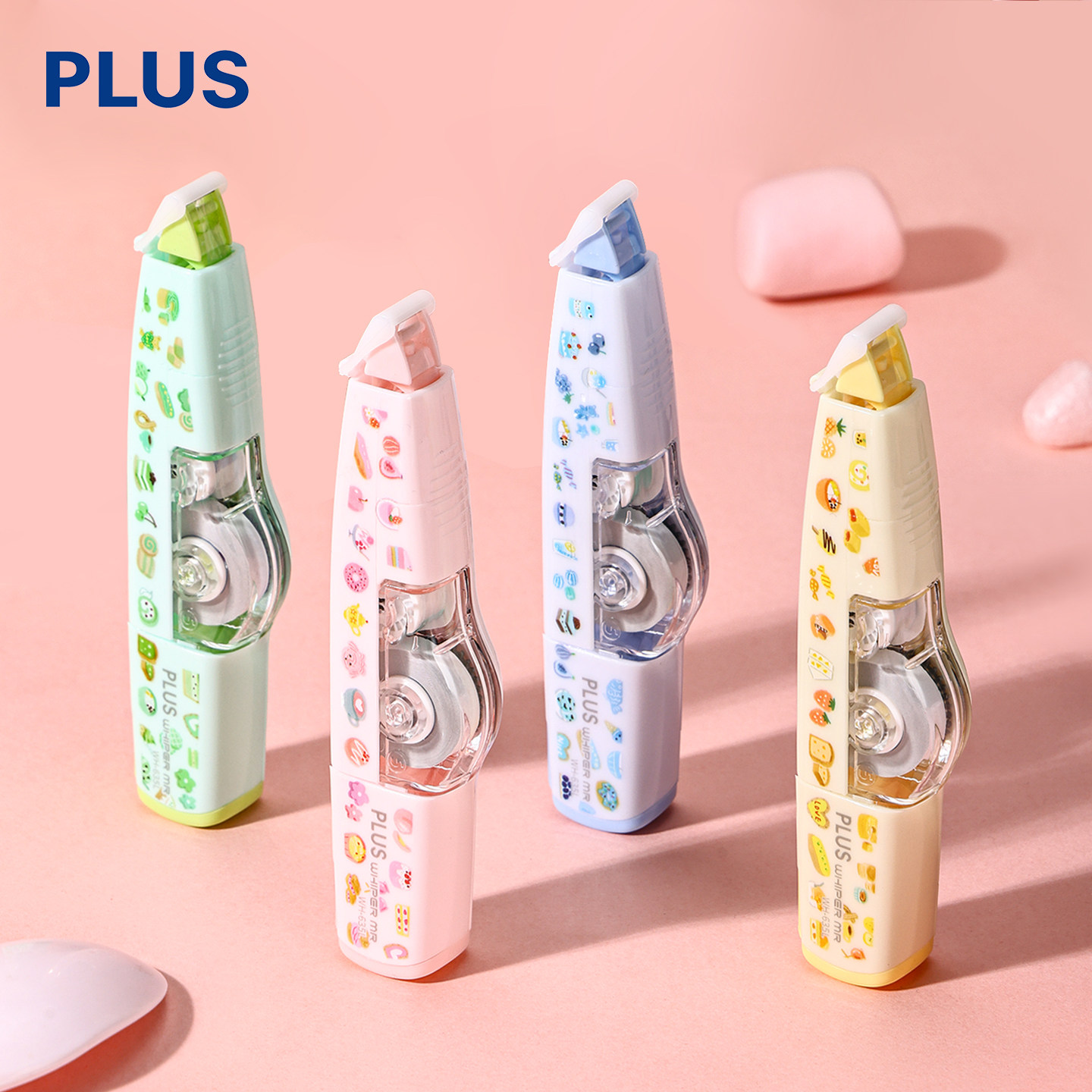 PLUS普乐士修正带SWEETS甜蜜限定款MR修正带635L涂改带可换替芯