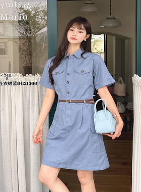 现货特价DI-SUI女装2025时尚气质显瘦连衣裙21566百搭不撞款