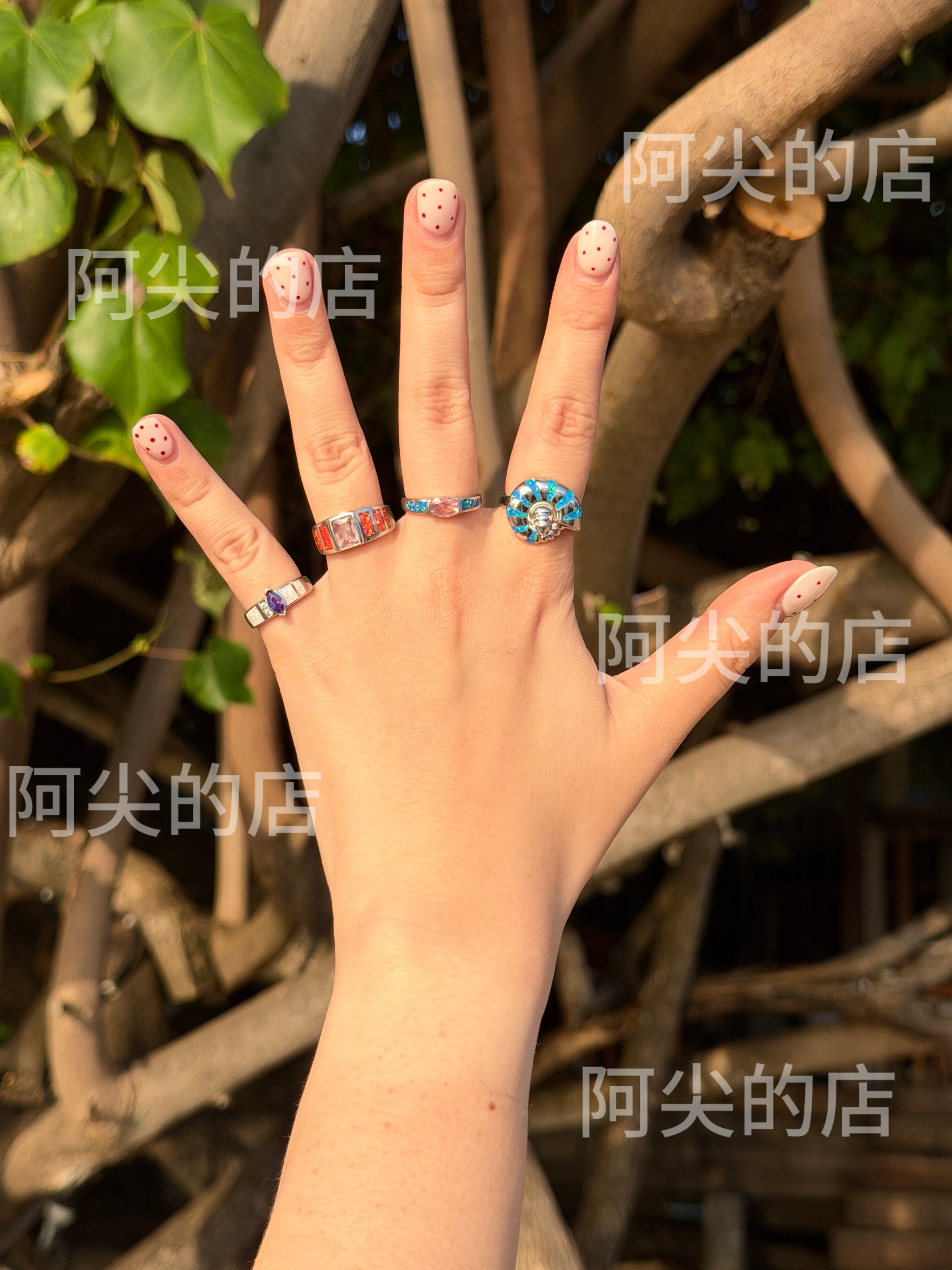 阿尖的店｜欧泊戒指土耳其925戒指/指环