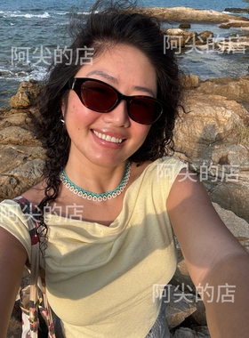 阿尖的店｜偏光宽边玳瑁墨镜