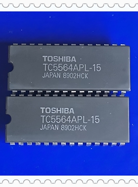 TC5564存储芯片TC5564APL-15封装DIP-28  原装进口现货实物实拍!
