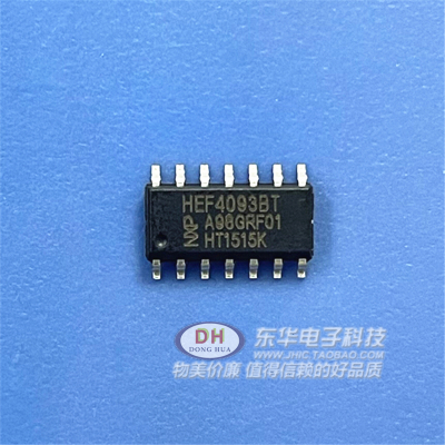 HEF4093BT HEF4093B 四2输入端施密特触发器 SOP14 全新原装