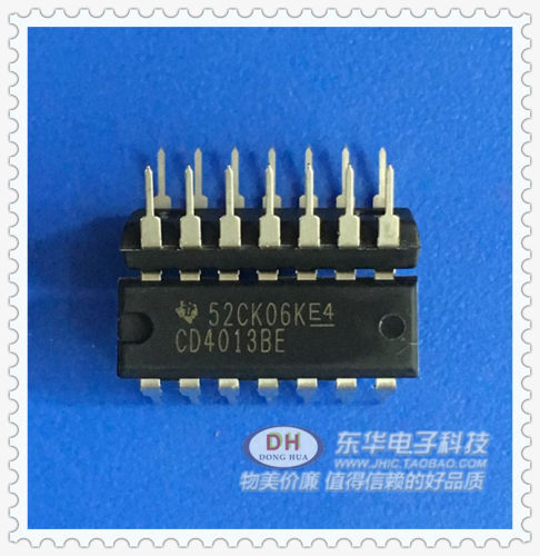 CD4013BE HEF4013 DIP14全新现货双D型触发器IC配单配套质优价廉