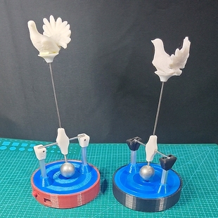 招财装饰品摆件客厅家居礼品永动机自制3D打印无永磁摆动电子秋千