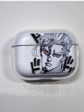 azeyao杀手皇后jojo适用苹果Airpods2pro3代无线耳机软壳保护套二代透明对灯开盖发光软耳机套Pro2都是壳