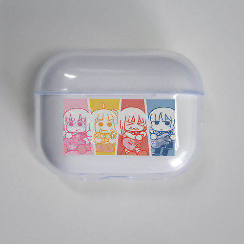孤独摇滚可爱airpods4耳机壳airpods pro保护套透明airpods3保护套pro2适用苹果耳机蓝牙耳机套
