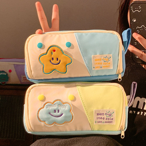 高颜值ins风笔袋女生大容量学生