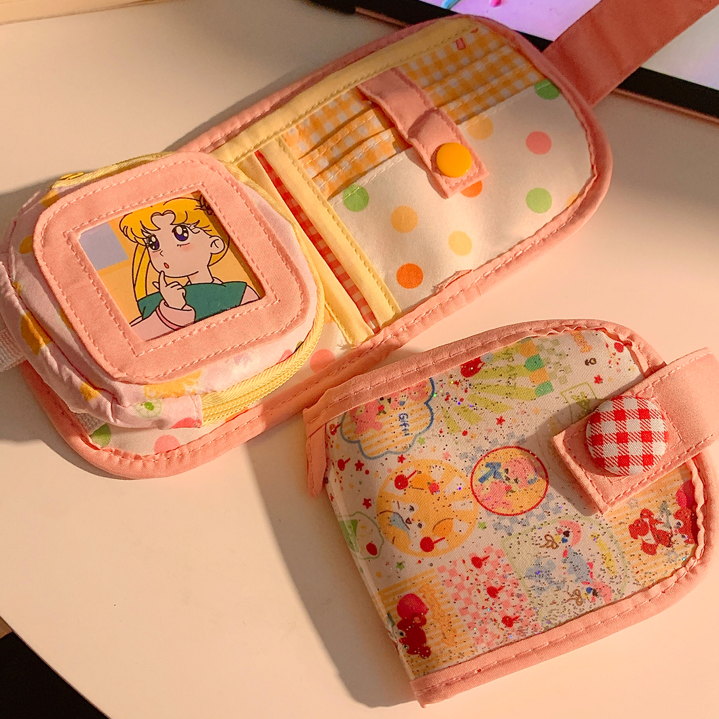 ins风可爱多巴胺零钱包女便携