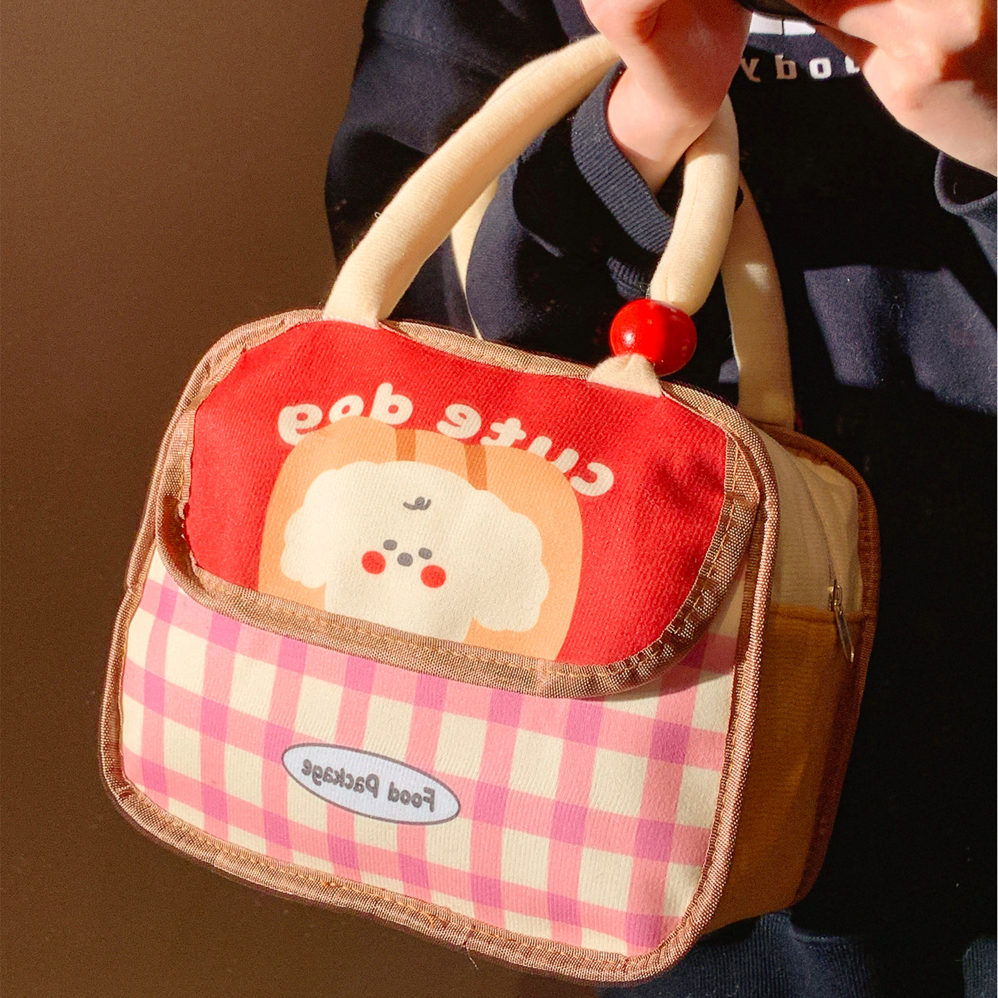 可爱手提便当包保温铝箔多口袋学生上班族午餐包收纳包饭盒袋女生,收纳整理,便当包,淘宝优惠券,粉丝福利购,淘宝优惠卷