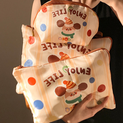 可爱衣物收纳袋！出差行李箱内衣内裤袜子睡衣分装收纳包便携防水