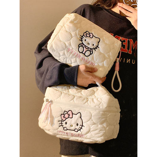 可爱hellokitty化妆包便携大容量