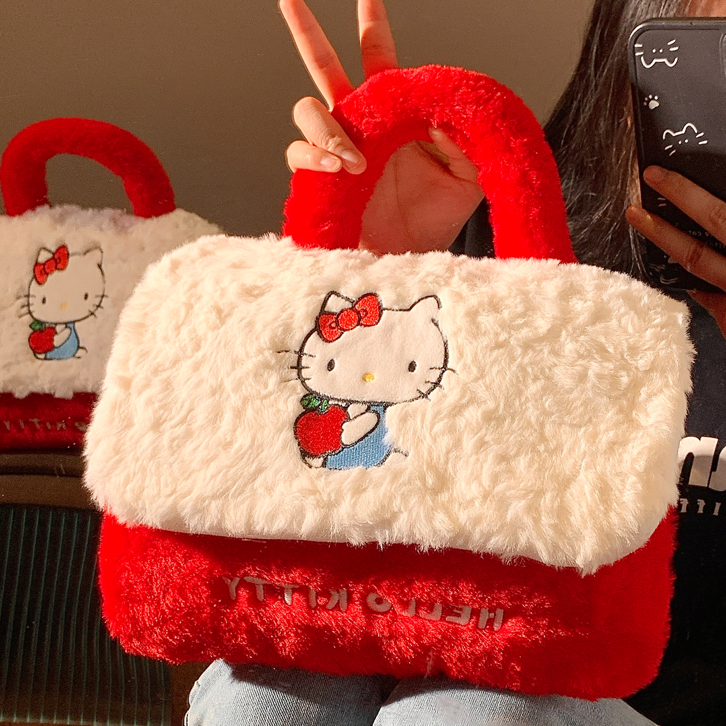 正版hellokitty手提热水袋充电