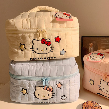 可爱hellokitty化妆包女便携大容量2026新款旅行洗漱包护肤品收纳