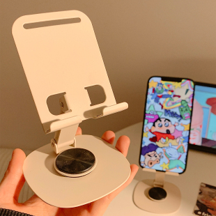 ins高颜值金属手机支架桌面追剧神器学生可旋转调节平板支架便携