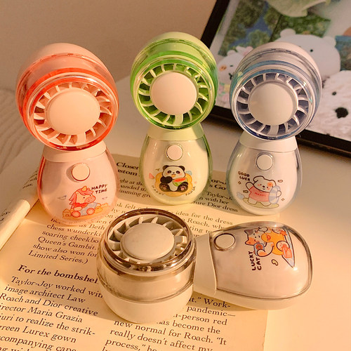 可爱手持充电小风扇便携式随身