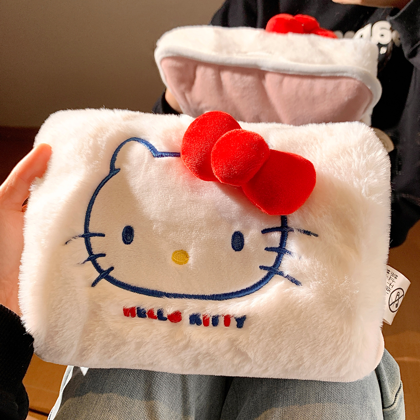 可爱三丽鸥hellokitty热水袋充电防爆毛绒暖水袋女冬季暖手暖宝宝