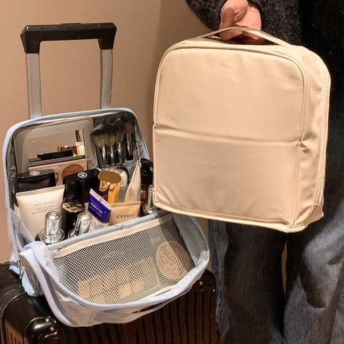 可立式化妆包女大容量挂行李箱