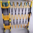 玻璃钢管式 环氧树脂绝缘伸缩围栏电力施工安全防护遮拦黄黑色细管