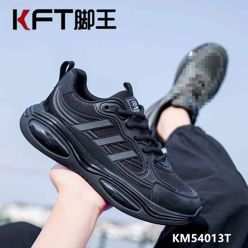 KFT脚王2025秋冬季新款男鞋休闲ins老爹鞋加绒保暖韩版厚底运动鞋
