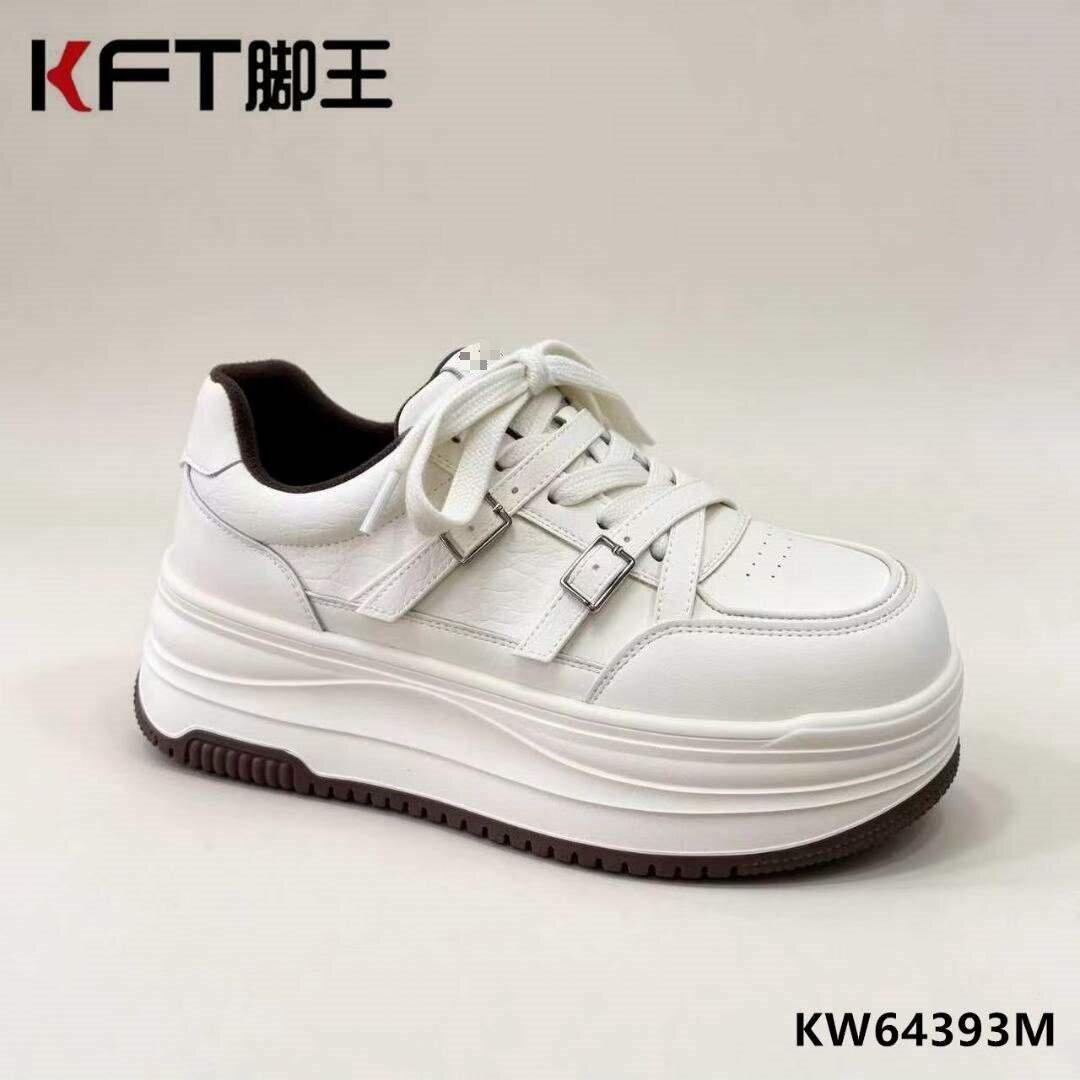 KFT脚王厚底小白鞋女2026年新款秋冬季百搭加棉爆款休闲运动板鞋