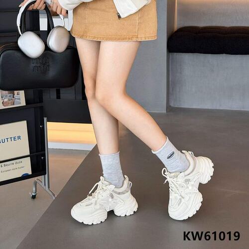 KFT脚王女鞋2026春季新款时尚百搭厚底运动ins老爹鞋正品休闲鞋