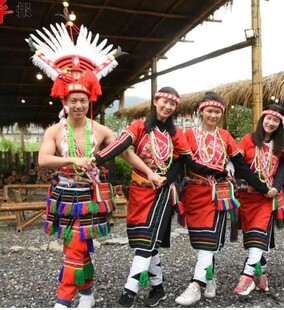 新款阿美族服装民族男装女装服装台湾民族服装男女成人高山族演服