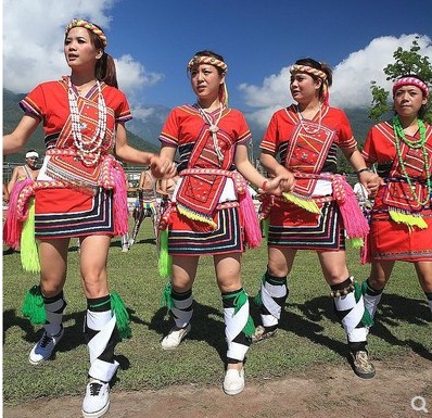 新夏季台湾原住民阿美族高山族丰年祭丰年节服装成人女装裙装舞蹈 女装/女士精品 民族服装/舞台装 原图主图