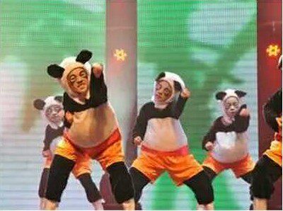 小荷风采熊猫爱功夫舞蹈服装演出服儿童舞台功夫熊猫表演服儿童服