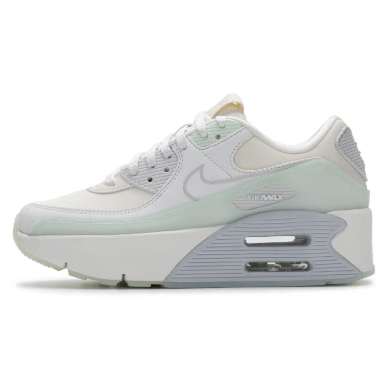 NIKE/耐克女鞋MAX 90 LV8 新款厚底增高缓震运动跑步鞋HF0782-102