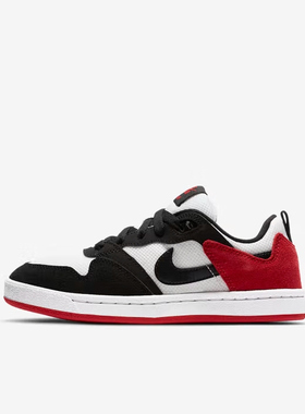 NIKE/ 耐克女鞋SB Alleyoop 新款黑白红运动休闲板鞋CJ0883-102