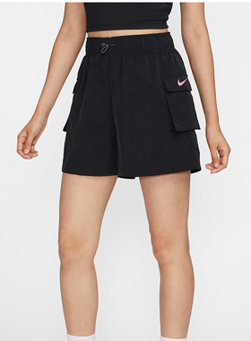 NIKE/耐克夏季女子运动休闲短裤轻薄透气健身工装下装HM4597-010