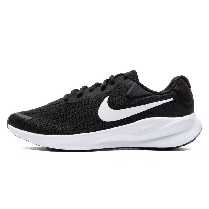 NIKE/耐克男鞋Revolution 7 黑白透气减震运动跑步鞋FB8501-002