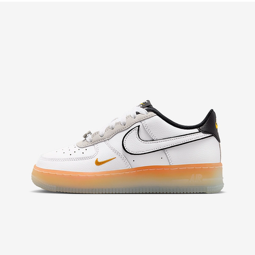 NIKE/耐克男鞋女鞋/大童Air Force 1 GS耐磨休闲运动鞋IQ0205-100