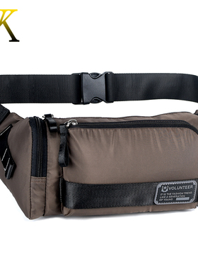 正品高级多功能腰包男女通用新款户外便携休闲运动腰间包挂水杯包