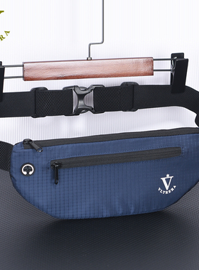 香港正品帆布手机腰包高级男超薄透气跑步运动健身新款松紧女小包