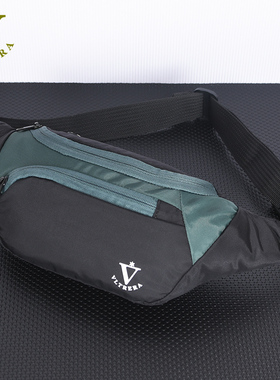香港正品高级运动腰包男士手机包女背包休闲户外防水牛津布小包潮