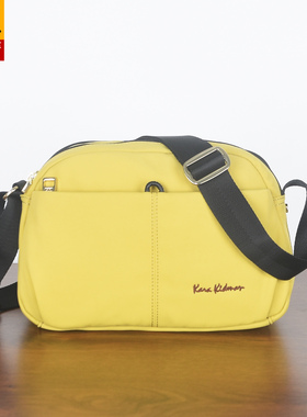 香港KK正品时尚男包纯色简约横款手机小包休闲百搭高级单肩斜挎包