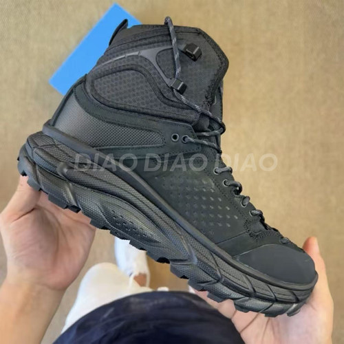 宝藏秋冬高帮户外防水防滑登山徒步鞋男女露营机能越野运动减震鞋