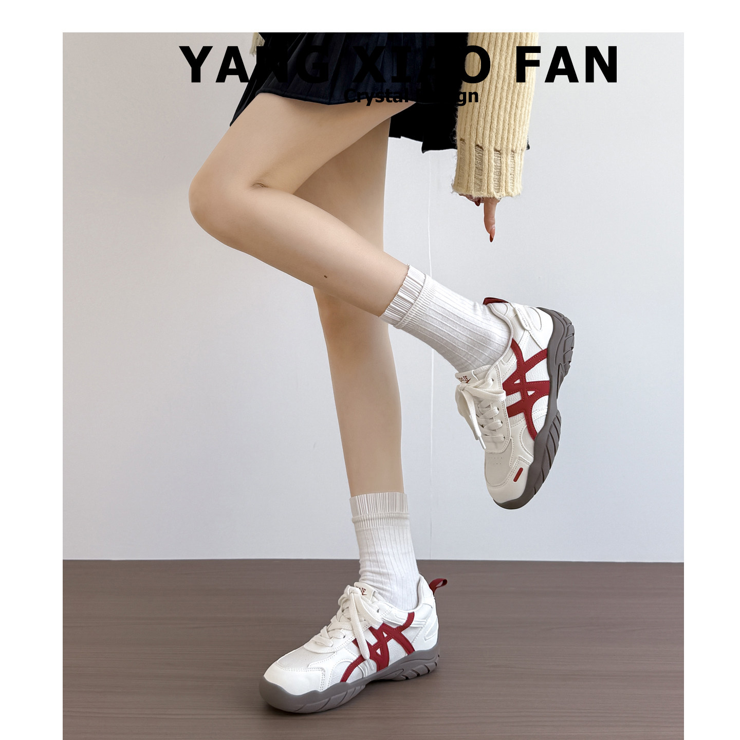 【退换包邮】内增高德训鞋女