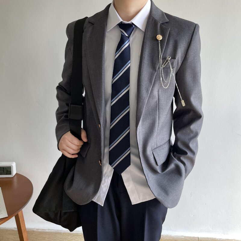 上野校供感dk制服西装外套日系