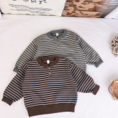 宝宝秋季 儿童秋冬森系毛衣男女童休闲百搭套头针织衫 穿 宽松 韩版