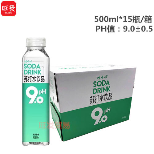 娃哈哈无气碱性苏打水
