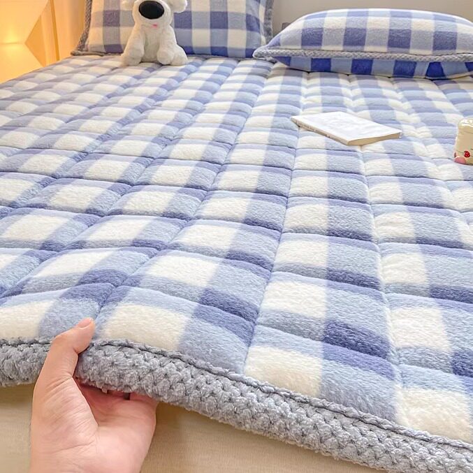 牛奶绒床垫软垫羊圈绒加厚学生宿舍单人毯子褥子垫被褥180x200cm