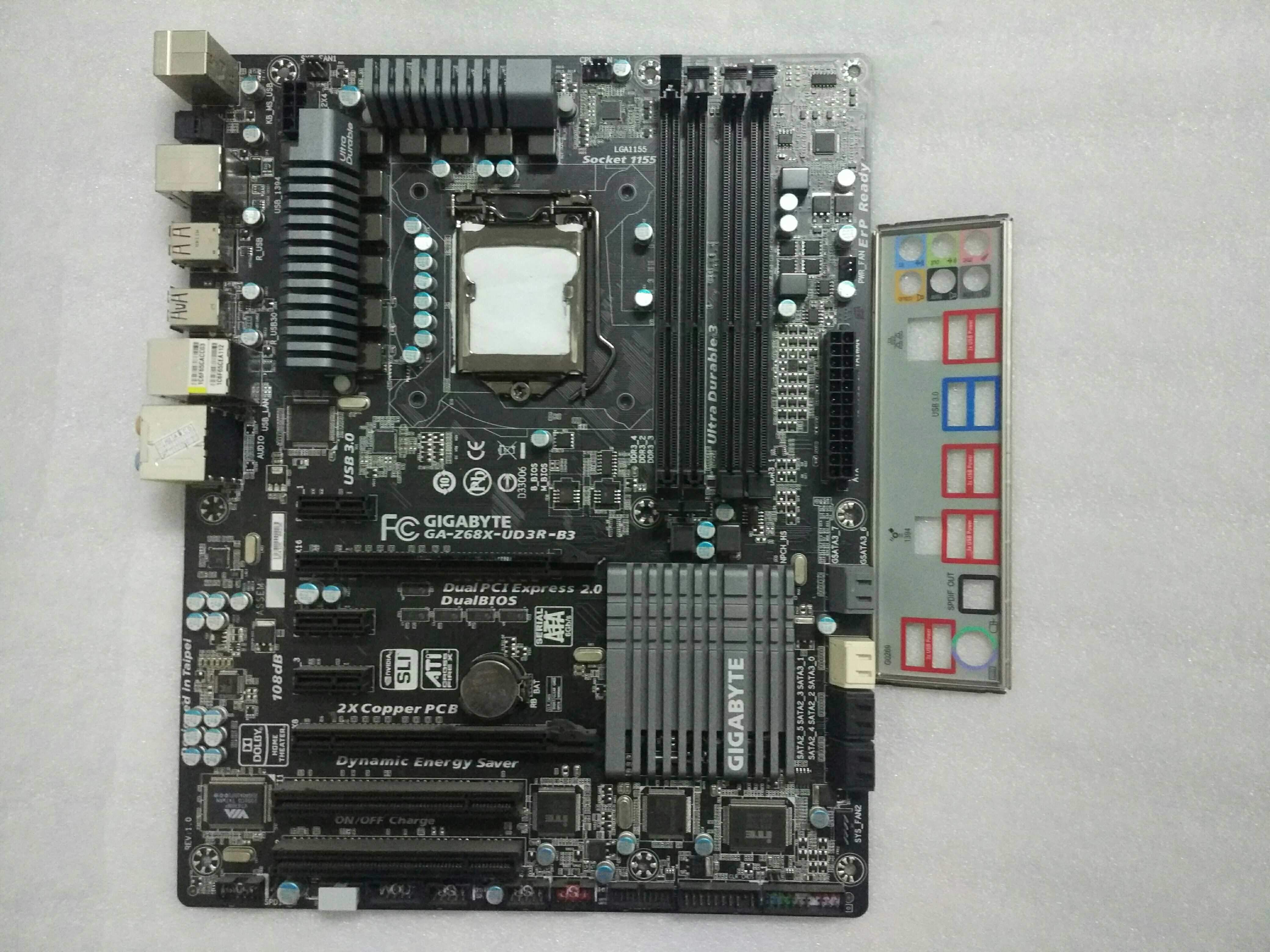 新技z68x-ud3r-b31155CPU主板