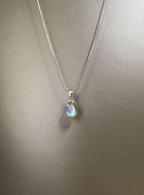 Vintage古着 【Titanium steel moonstone】项链